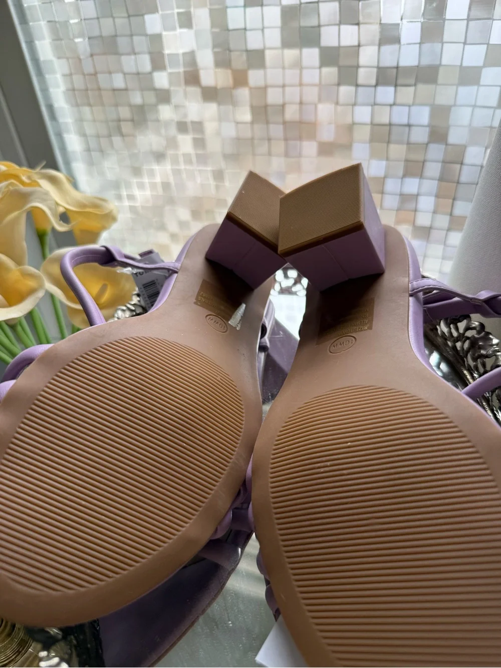 NWT torrid Lilac Knotted Strappy Heeled Sandals - Picture 4 of 4